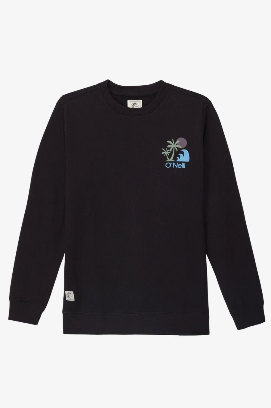 O'Neill Men's Originals Mythic Palms Fleece Pullover - Black