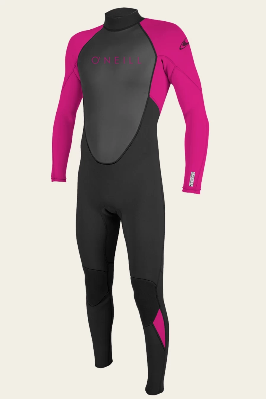 O'Neill Men's Youth Reactor-2 3/2mm Back Zip Full Wetsuit - Black/Berry