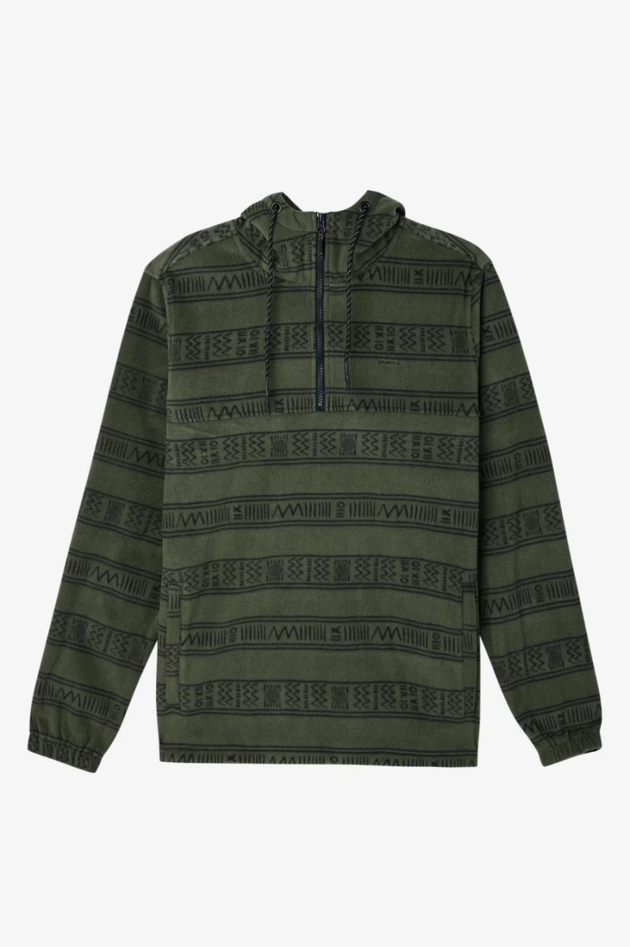 O'Neill Men's Olive Superfleece Pullover - Landward Fleece Jacket