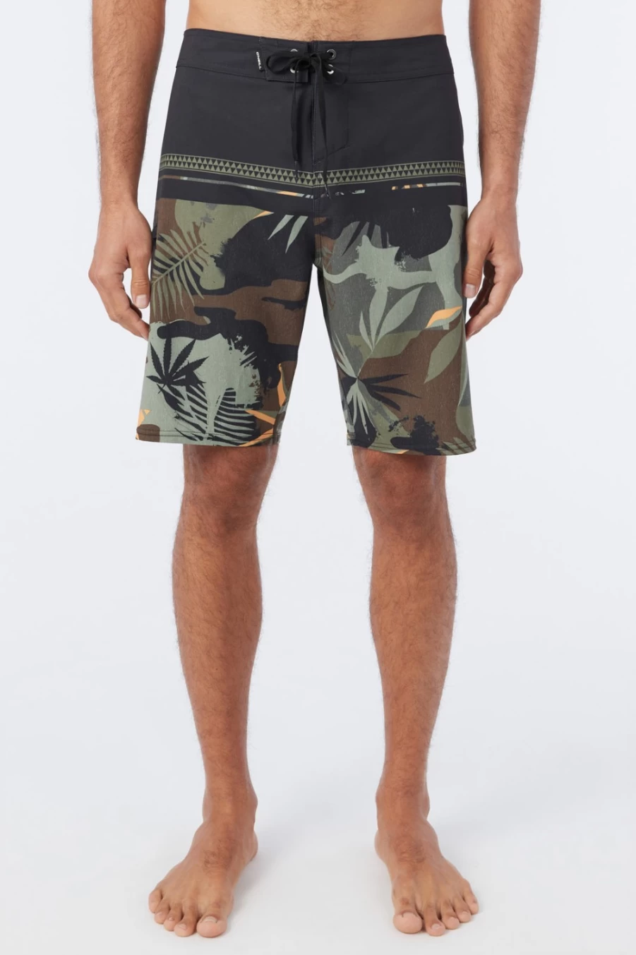 O'Neill Men's Hyperfreak Camo 20" Boardshorts - Variety Print Swim Trunks