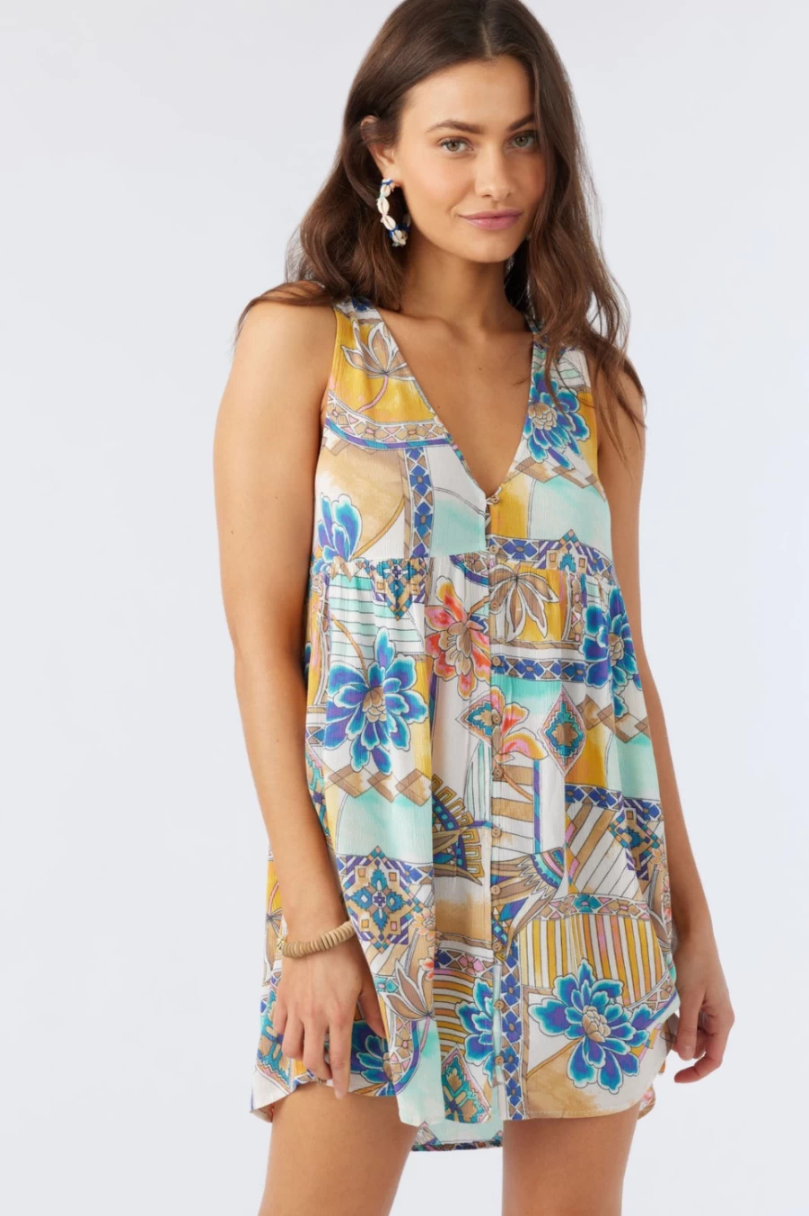 O'Neill Women's Chrystie Multicolored Dress - Stylish & Comfortable Casual Wear