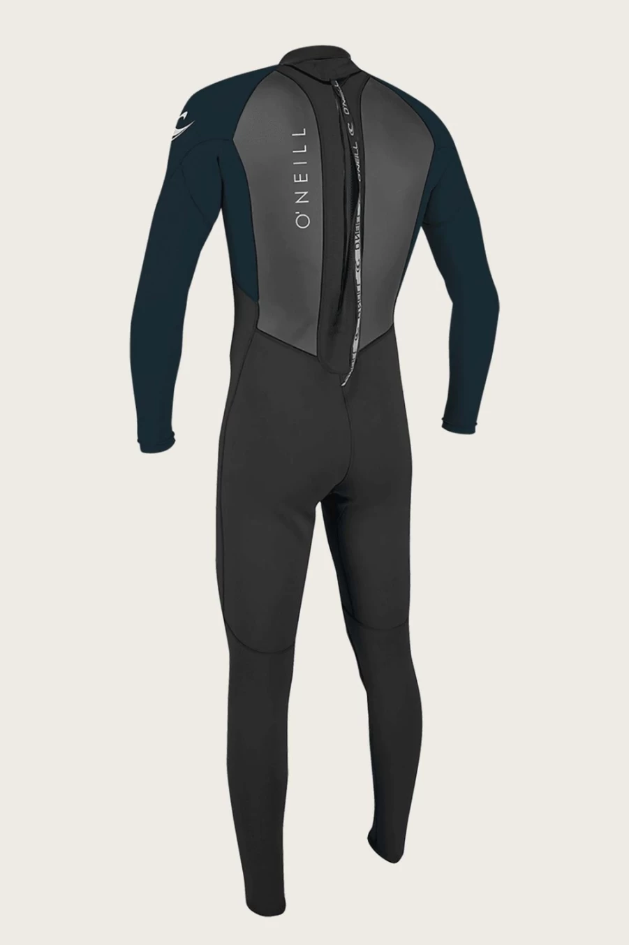 O'Neill Men's Reactor-2 3/2mm Back Zip Full Wetsuit - Black/Slate