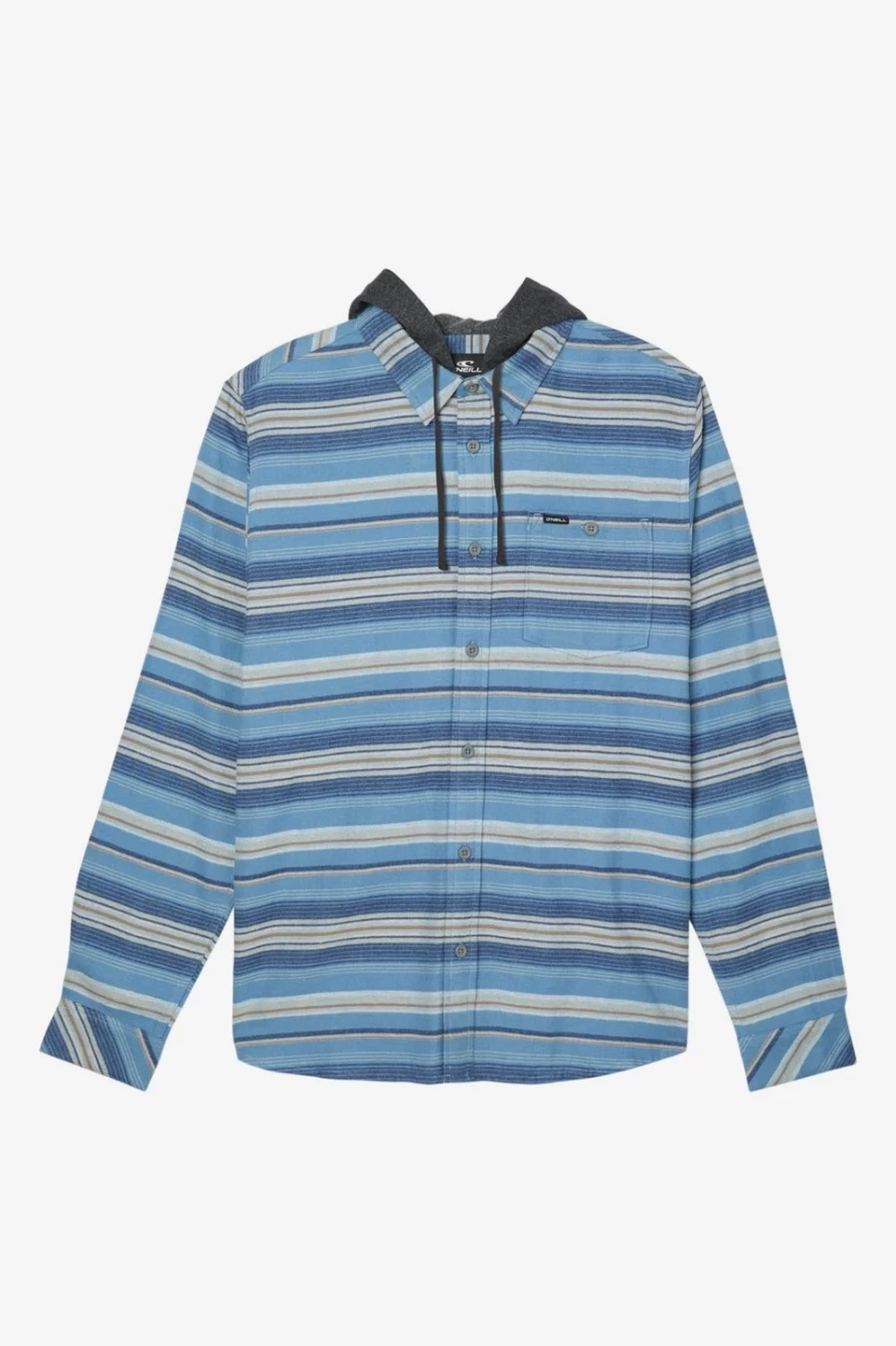 O'Neill Men's Blueshadow Redmond Hooded Flannel Shirt