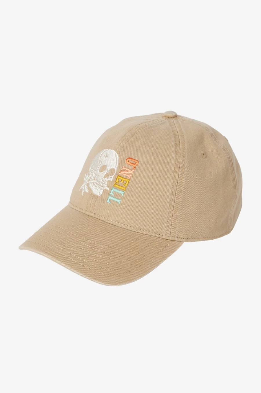 O'Neill Women's Khaki Cheridan Dad Hat - Casual Adjustable Washed Cotton Cap