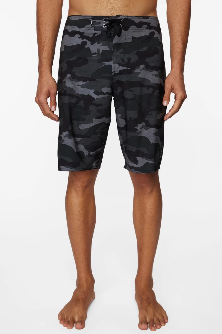 O'Neill Men's Superfreak Camo 21" Boardshorts - Black with Camouflage Swim Trunks