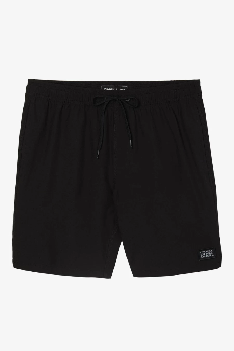 O'Neill Men's Solid Volley 17" Boardshorts - Black