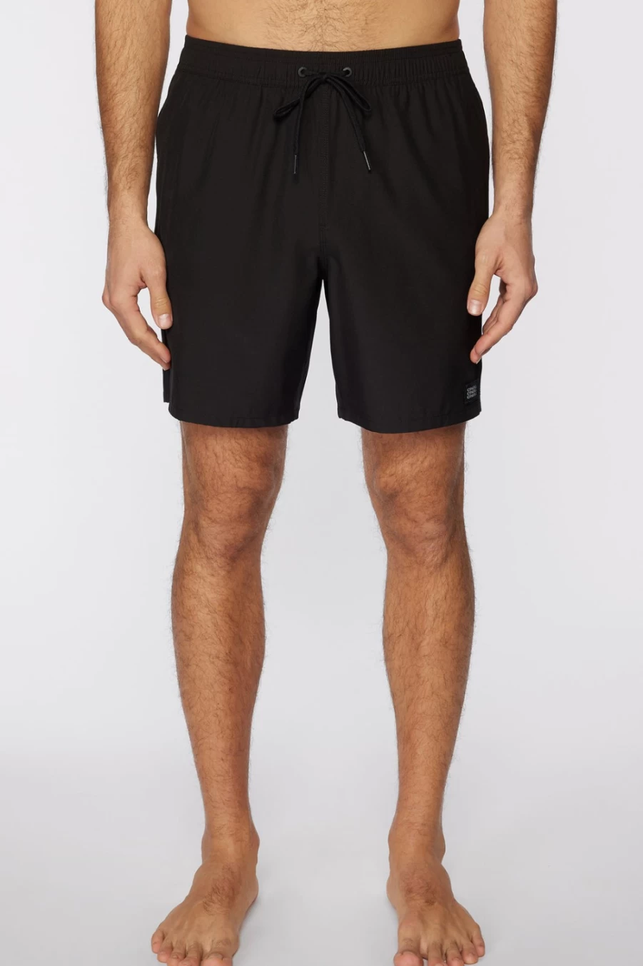 O'Neill Men's Solid Volley 17" Boardshorts - Black
