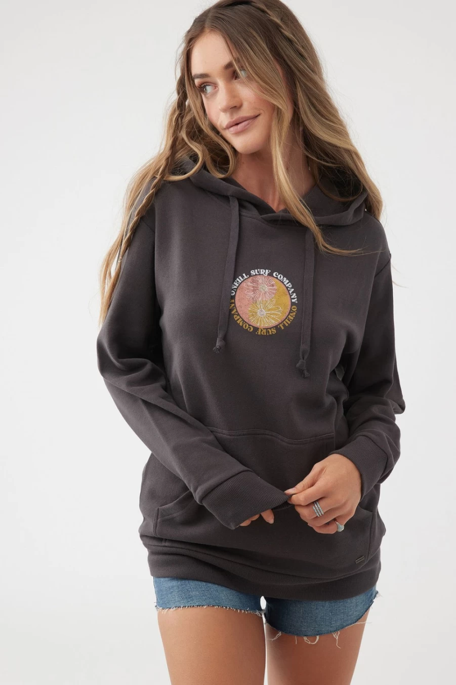 O'Neill Women's Forever Fleece Jacket in Washed Black - Cozy & Stylish Outerwear
