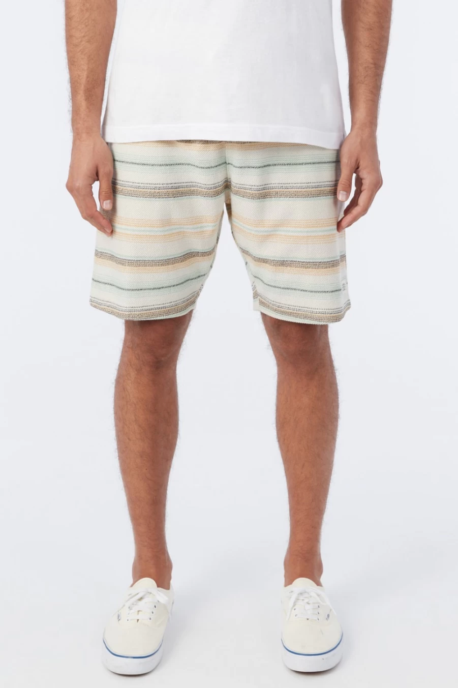 O'Neill Men's Bavaro Stripe Shorts - Cream Casual Comfort Beachwear
