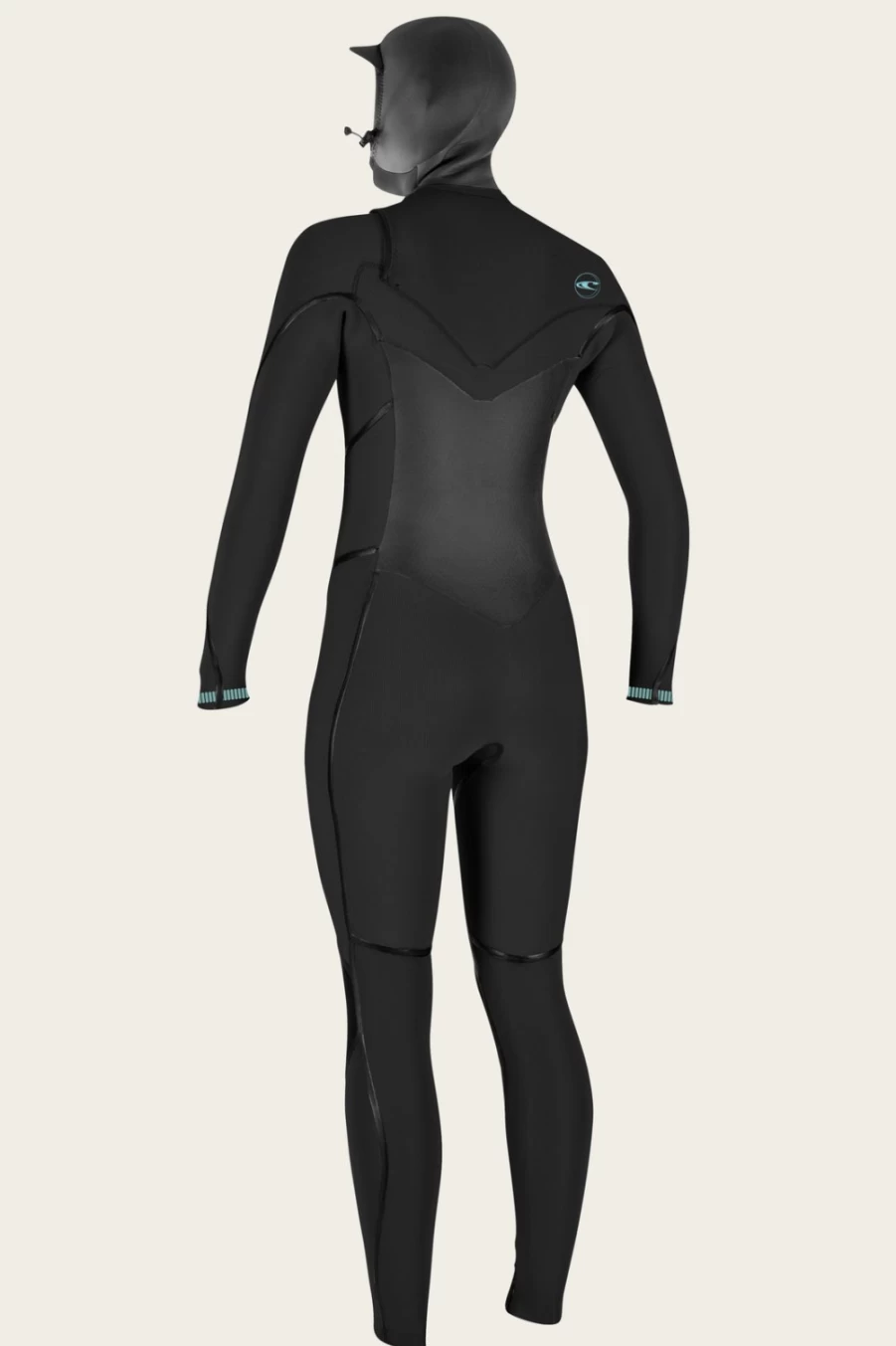 O'Neill Women's Psycho Tech 5.5/4mm Chest Zip Full Wetsuit with Hood