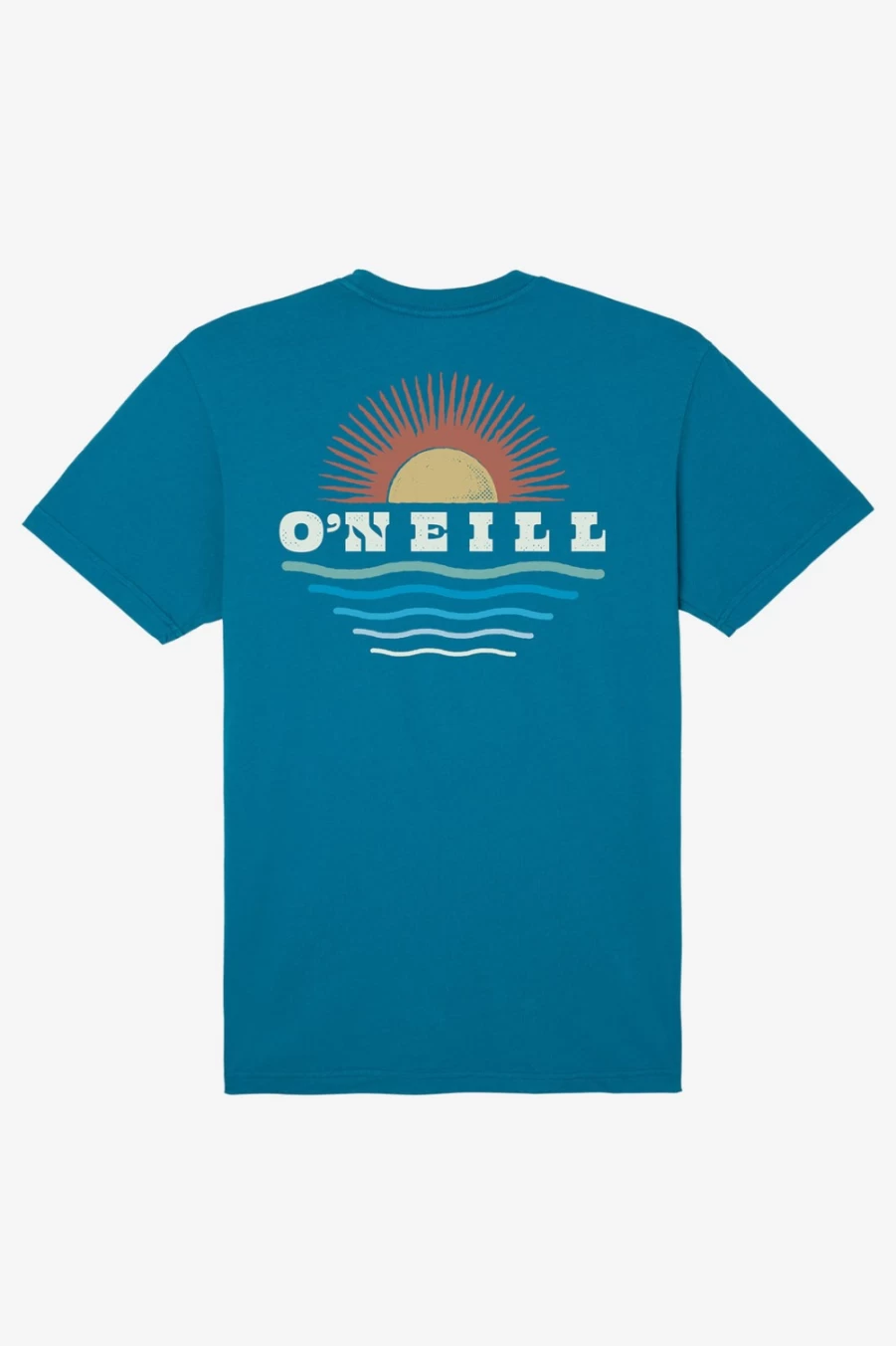 O'Neill Men's Bayblue Above & Below Tee - Casual Short Sleeve T-Shirt