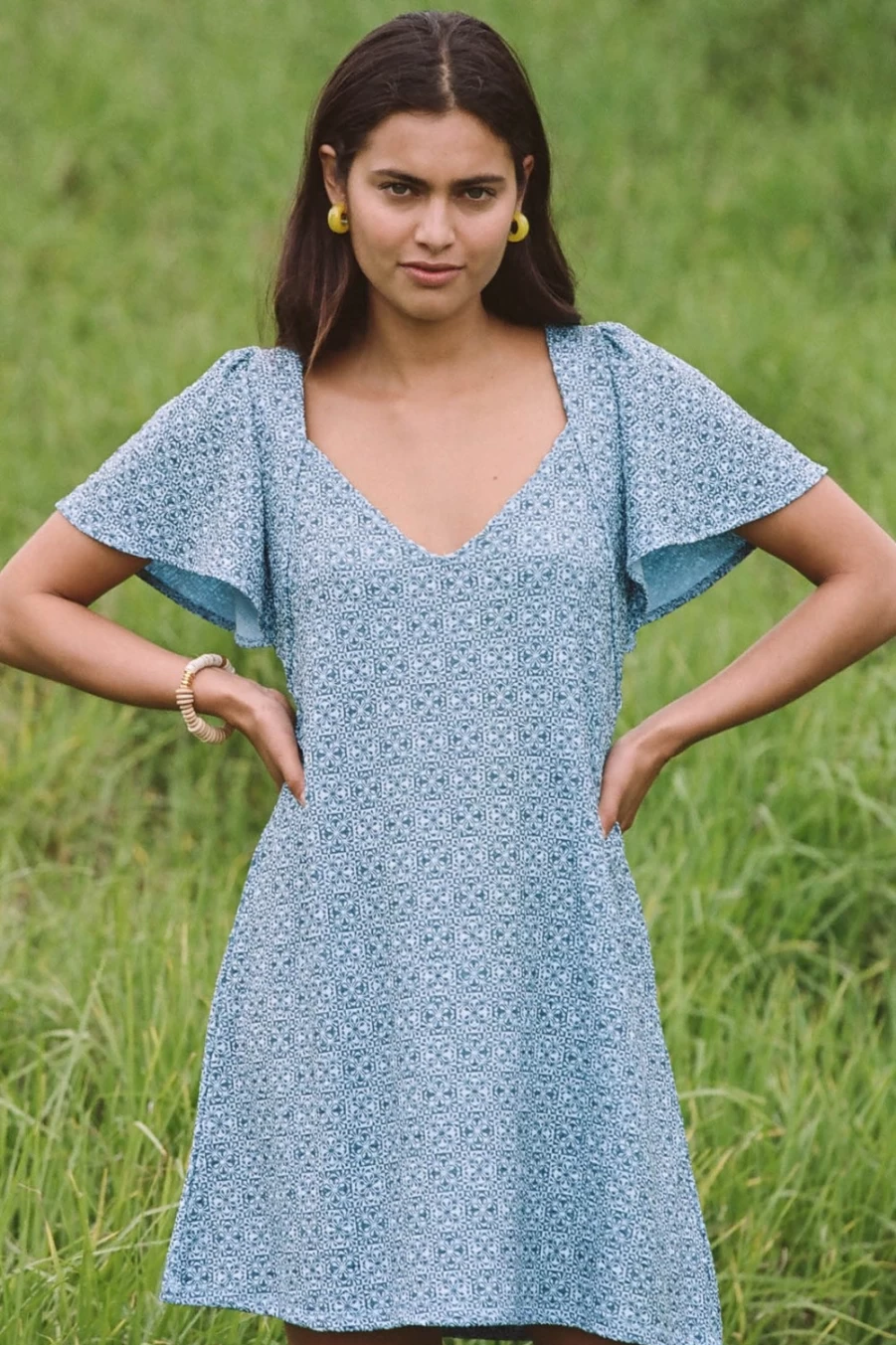O'Neill Women's Coastal Blue Bernice Dress - Stylish & Comfortable Summer Wear
