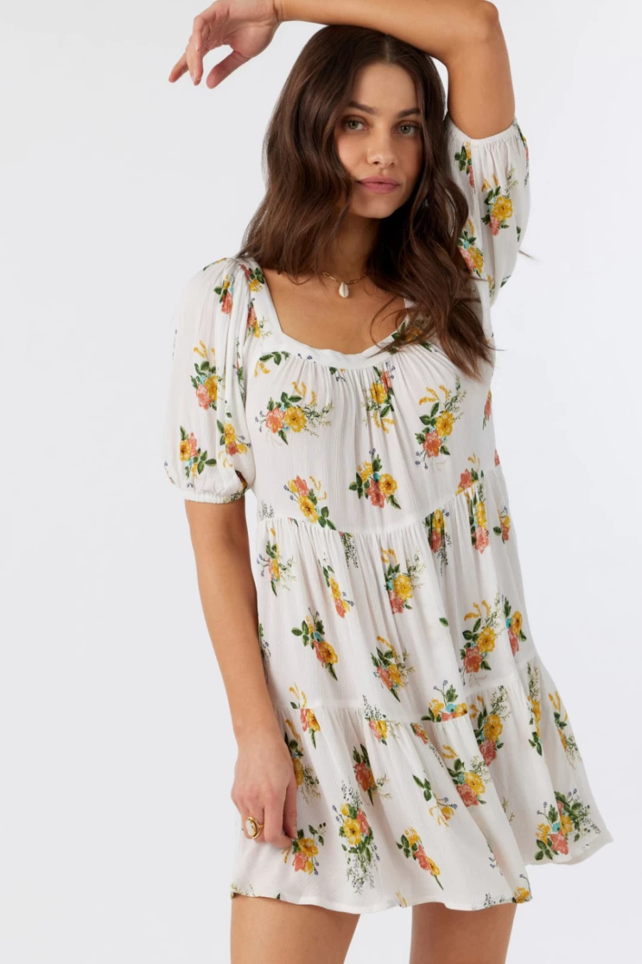 O'Neill Women's Skylar Dress in Winterwhite - Elegant Casual Wear