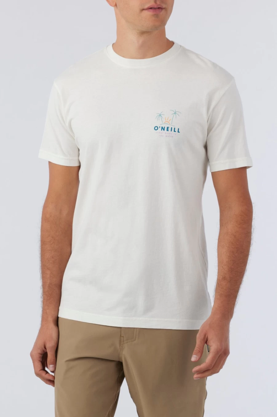 O'Neill Men's Offwhite Stir It Up Graphic Tee - Casual Short Sleeve T-Shirt