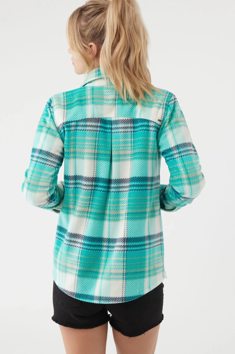 O'Neill Women's Bluegrass Zuma Superfleece Flannel Top