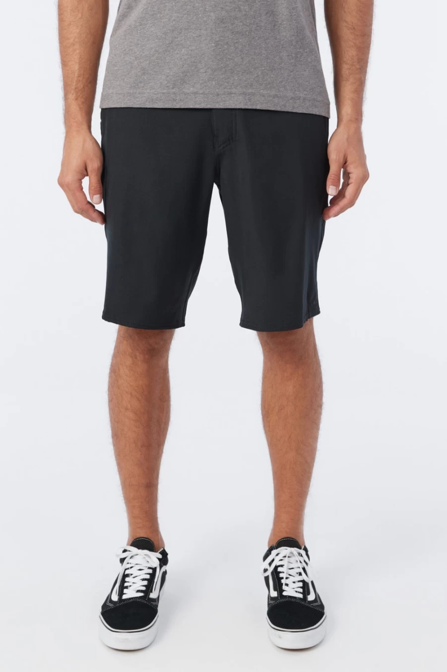 O'Neill Men's 21" Hybrid Shorts - Black Loaded Performance Shorts for Active Wear