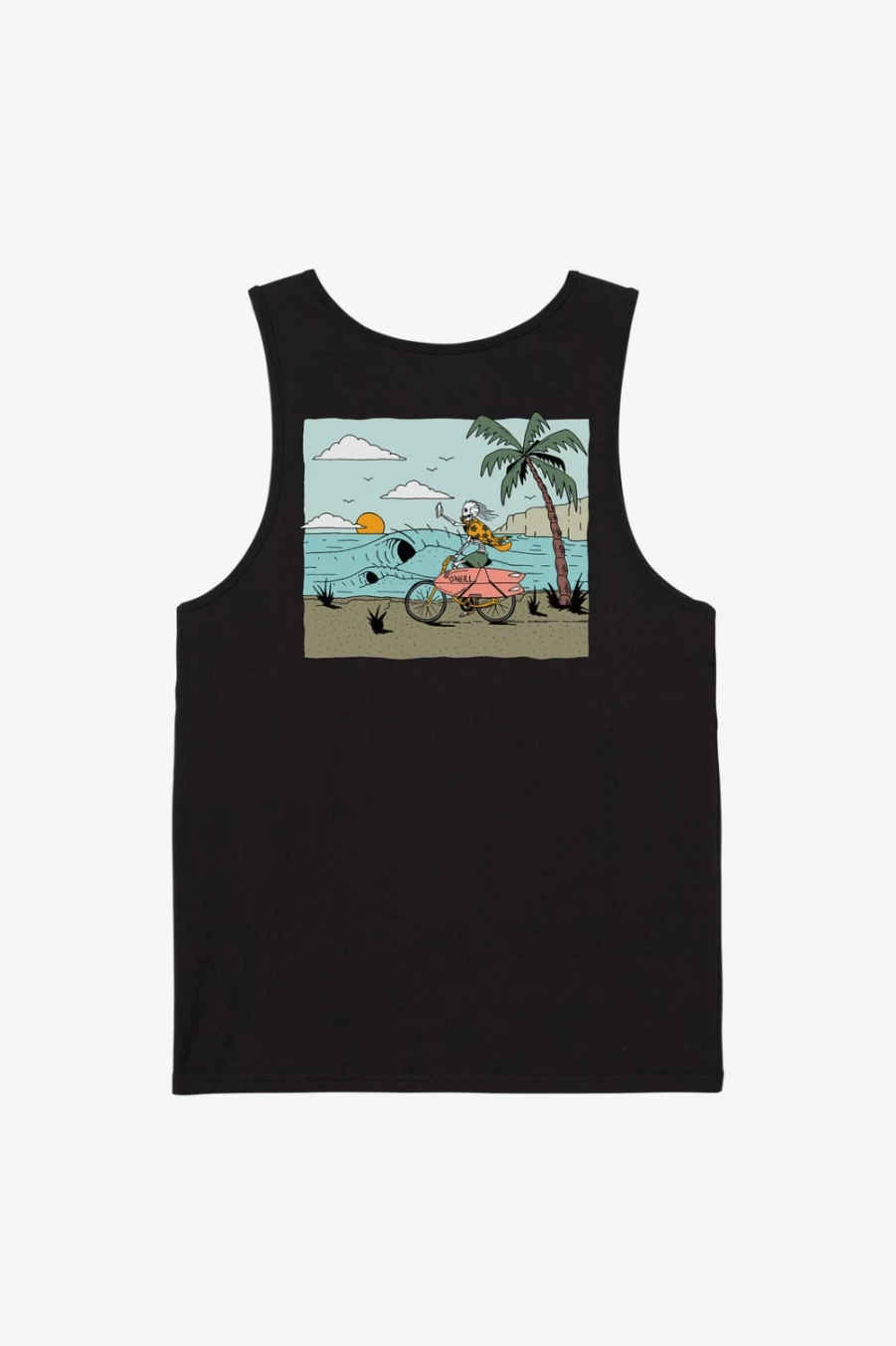 O'Neill Men's Black Selfie Tank Top for Stylish Photography
