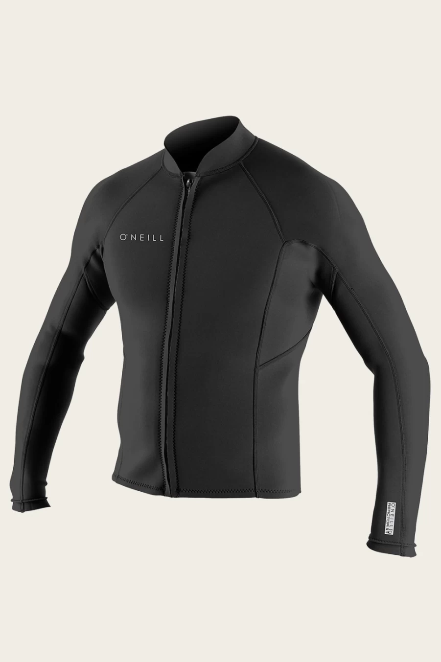O'Neill Men's Reactor-2 1.5mm Neoprene Zip Jacket - Black/Black (Blk/Blk)