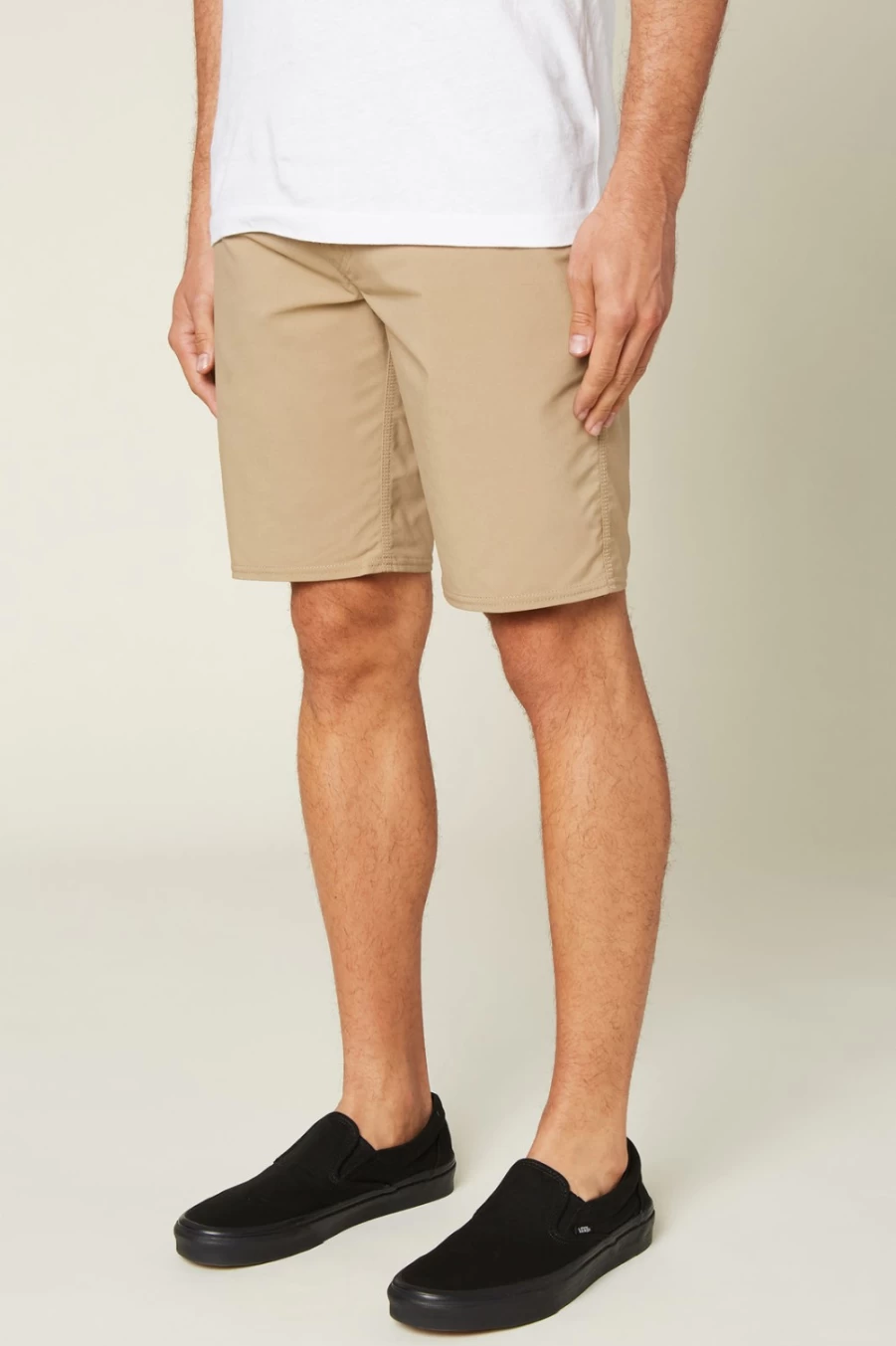 O'Neill Men's Khaki 20" Hybrid Shorts - Stockton Style