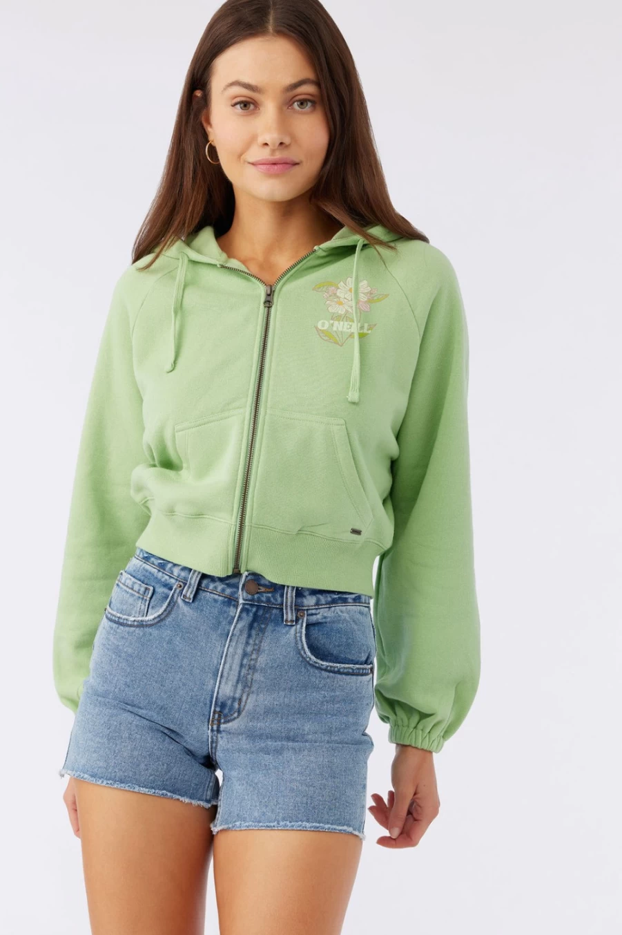 O'Neill Women's Oasis Zip-Up Hooded Fleece Jacket