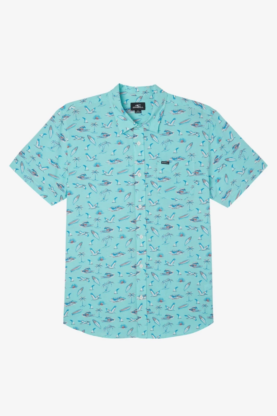 O'Neill Men's Eco Standard Shirt - Turquoise Oasis SS Tee