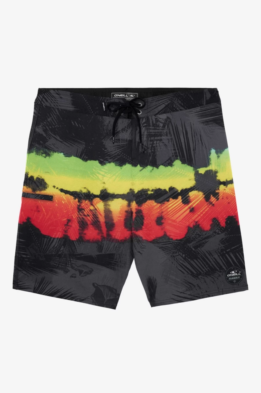 O'Neill Men's Hyperfreak Heat Hawaii 20" Boardshorts - Rasta