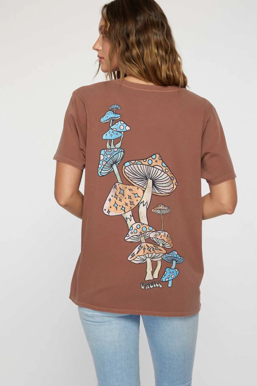 O'Neill Women's Stay Magic Tee in Nutmeg - Comfortable Casual T-Shirt