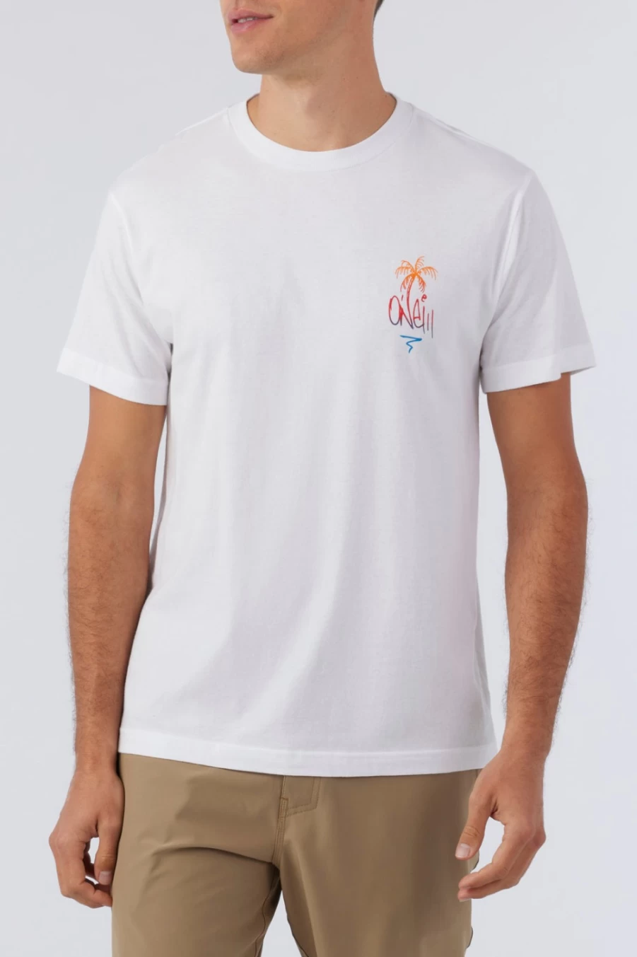 O'Neill Men's White Sketchy Tee - Graphic T-Shirt for Casual Wear