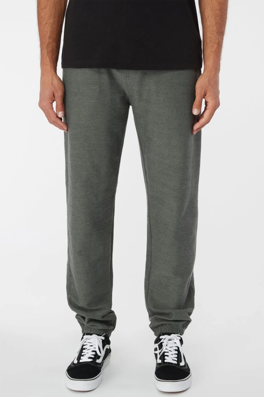 O'Neill Men's Bavaro Solid Dark Olive Pants - Casual Comfort Fit Trousers