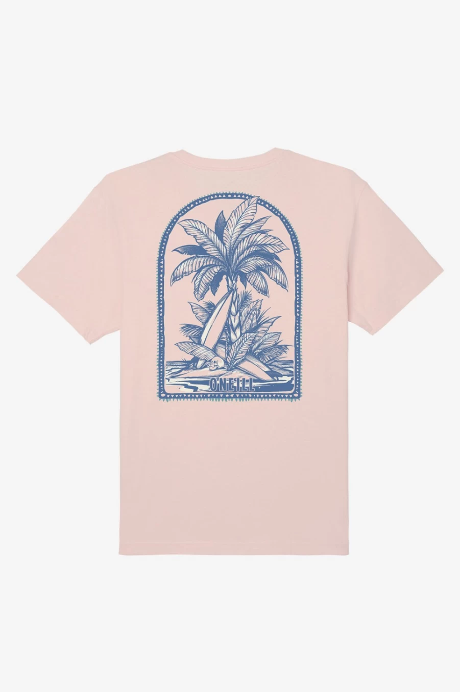 O'Neill Men's Castoff Tee in Pinkdust - Comfortable Casual T-Shirt