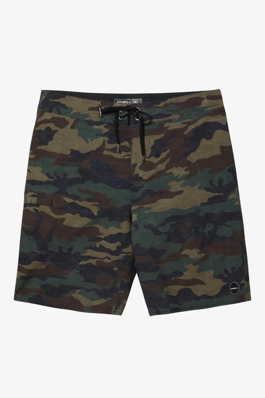 O'Neill Men's Hyperfreak Camo Print 19" Boardshorts | Camouflage Swim Trunks