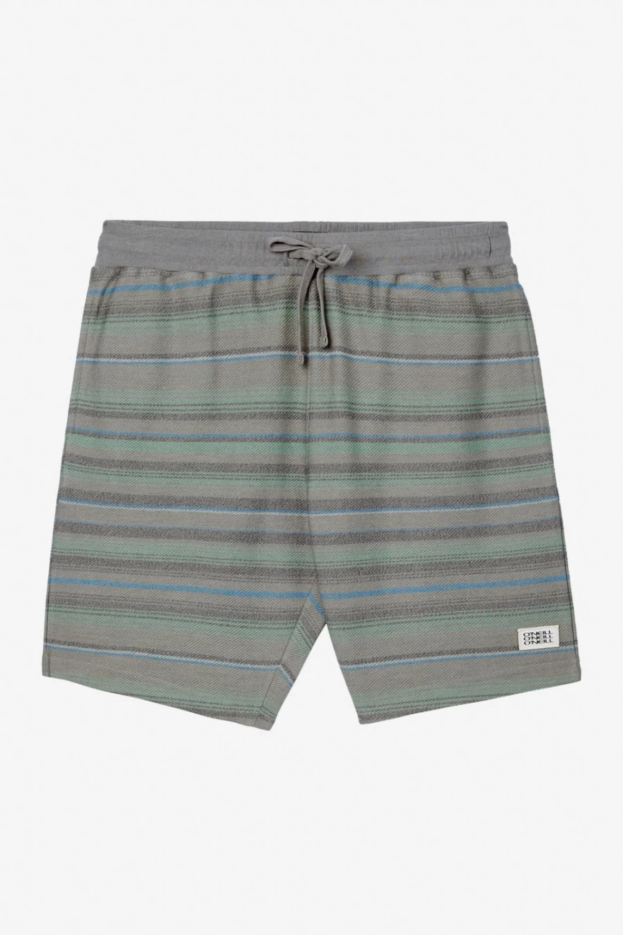 O'Neill Men's Bavaro Stripe 18" Shorts in Light Grey