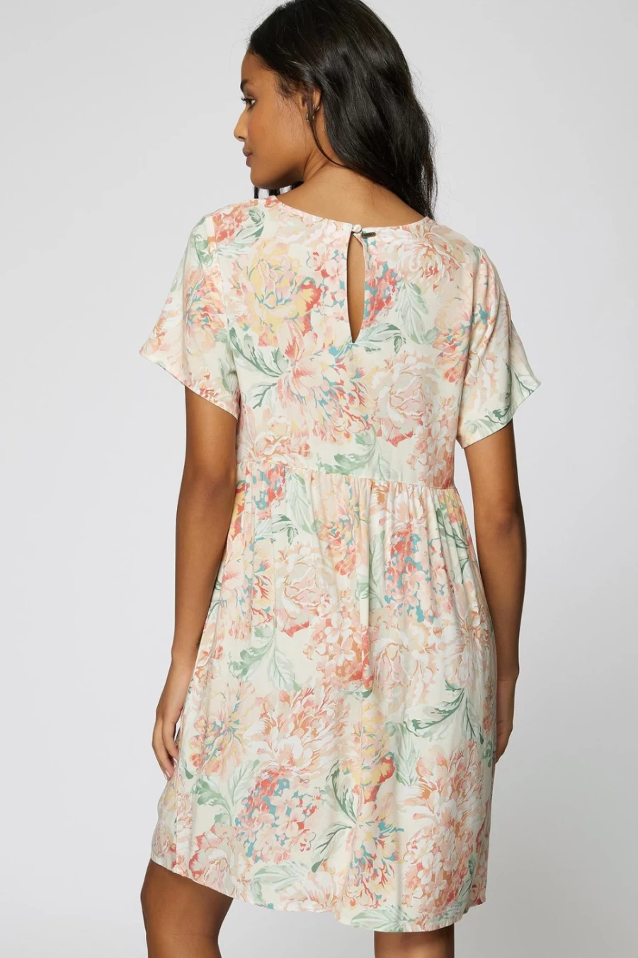 O'Neill Women's Gina Dress - Multiclr Floral Print Summer Casual Dress