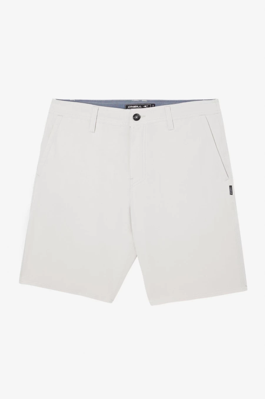 O'Neill Men's Reserve Heather 19" Hybrid Shorts in Fog Color | Quick-Dry Activewear
