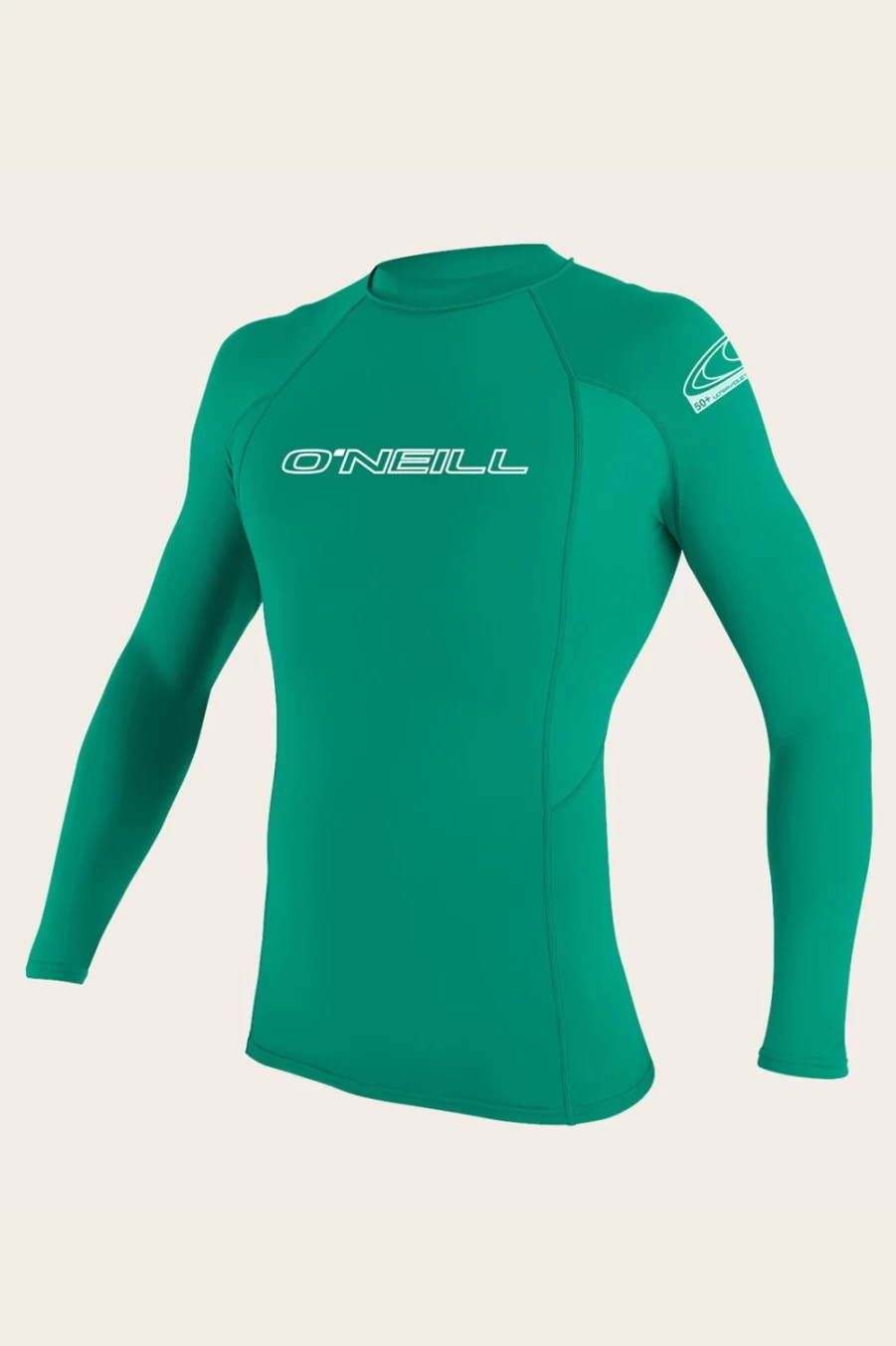 O'Neill Men's Seaglass Long Sleeve Rash Guard - Youth Basic Skins 50+ UPF Sun Protection
