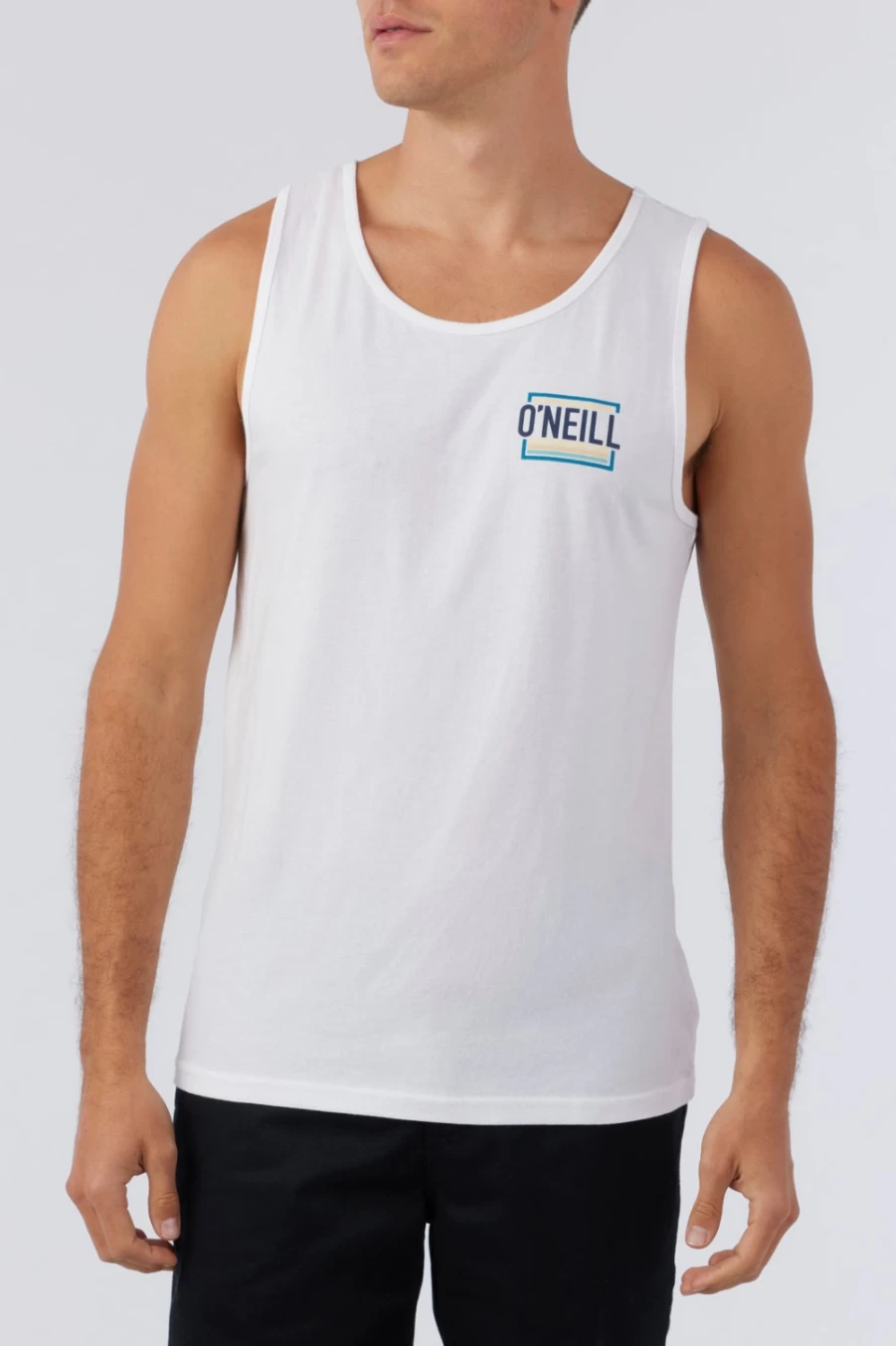 O'Neill Men's White Headquarters Tank Top