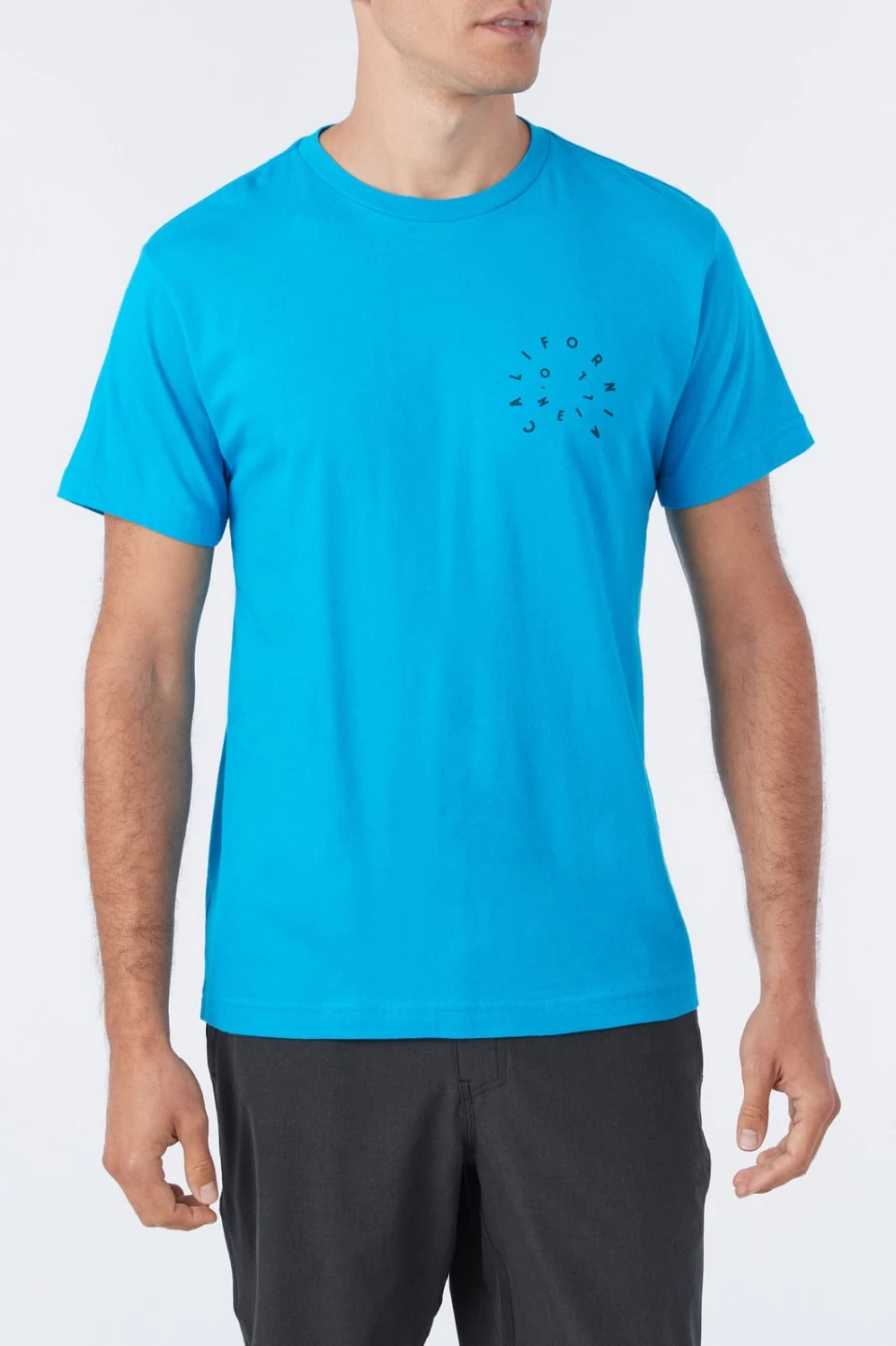 O'Neill Men's Electric Blue Slacker Tee - Relaxed Fit Casual T-Shirt