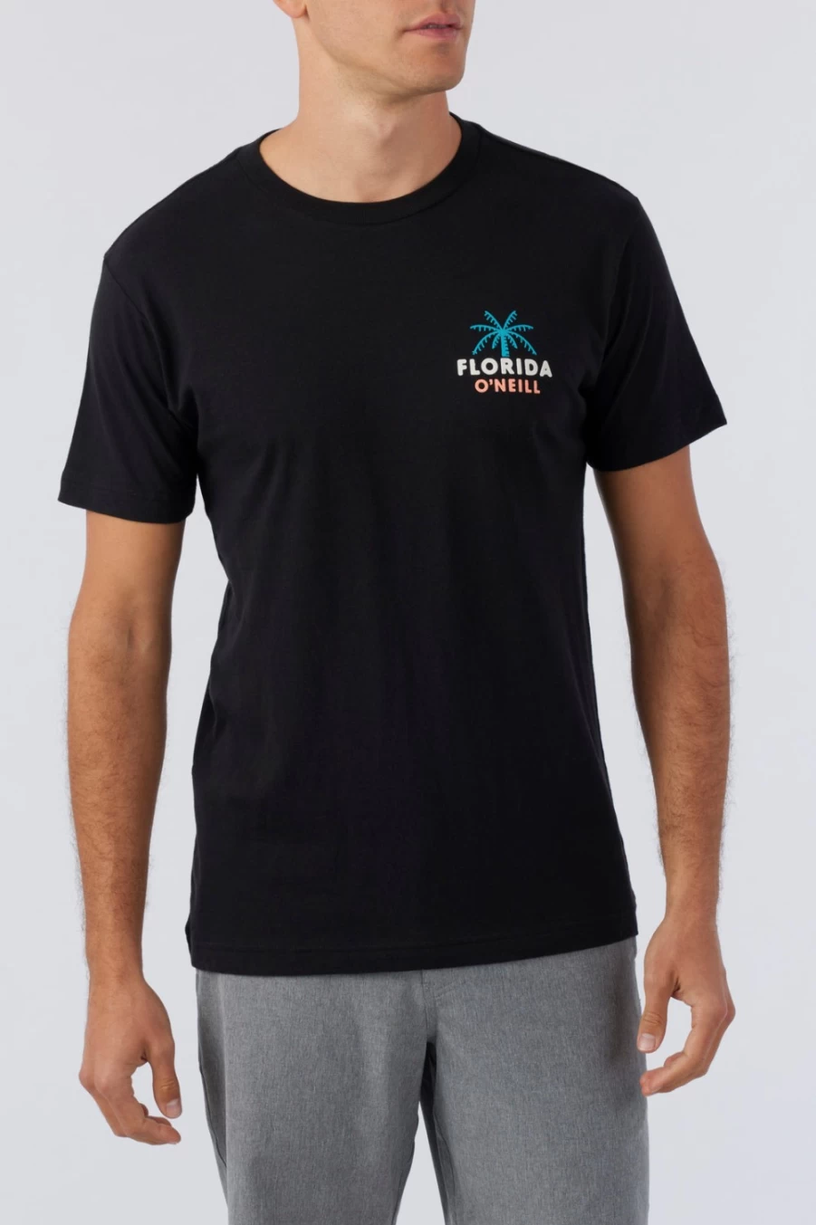 O'Neill Men's Florida Shine On Tee - Black Short Sleeve T-Shirt