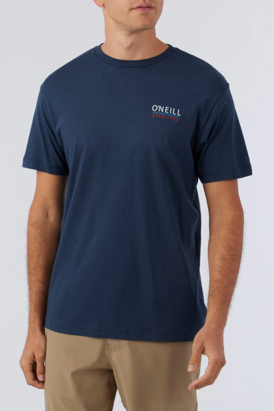 O'Neill Men's Freedom Ahead Tee in New Navy - Casual Short Sleeve T-Shirt