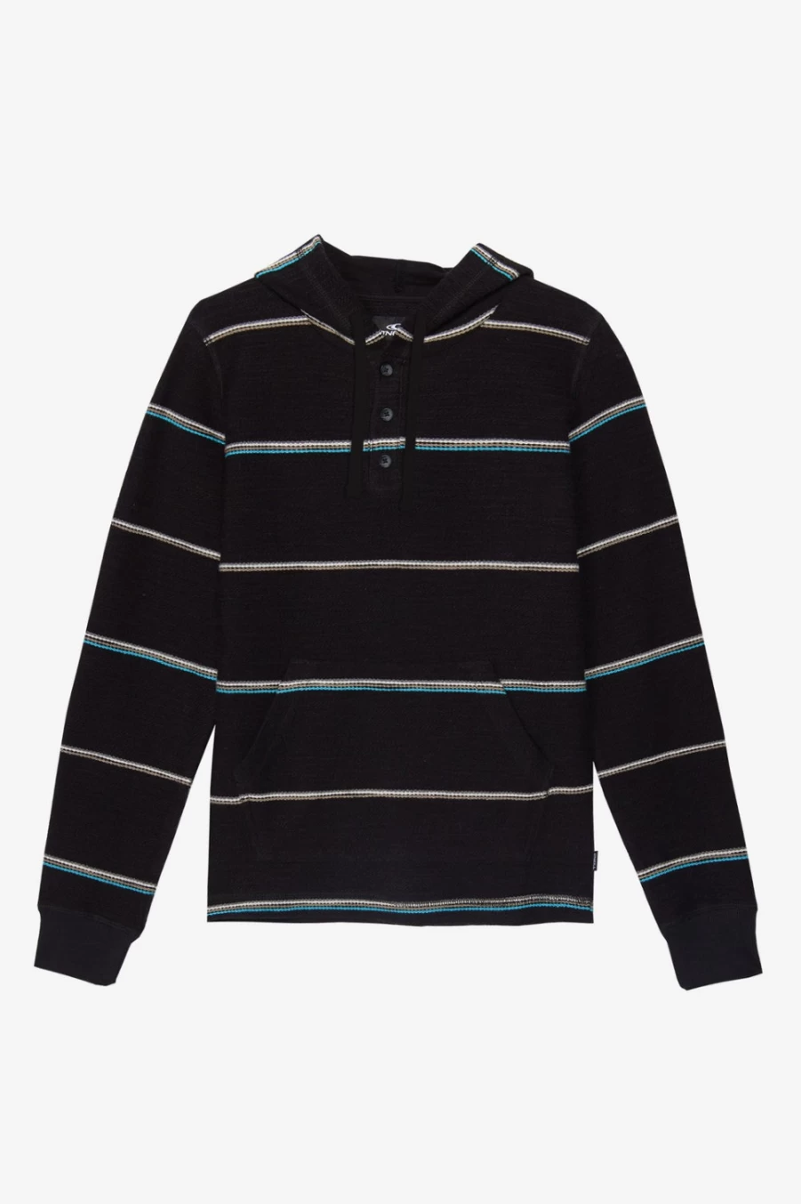 O'Neill Men's Baja Fleece Pullover - Black Cozy Surf Sweatshirt