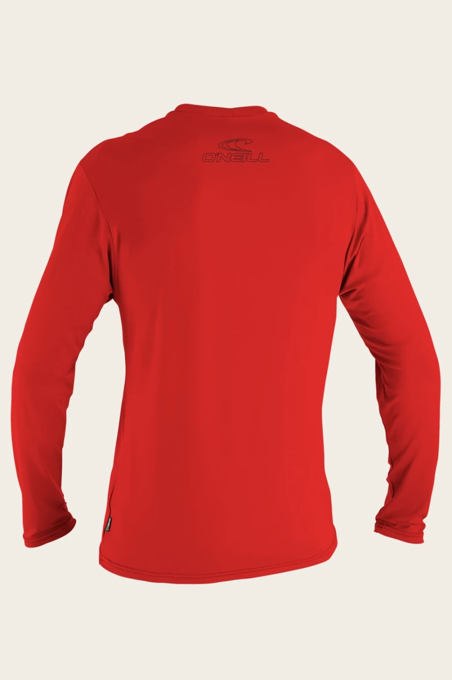 O'Neill Men's Basic Skins 50+ UPF Long Sleeve Sun Shirt - Red