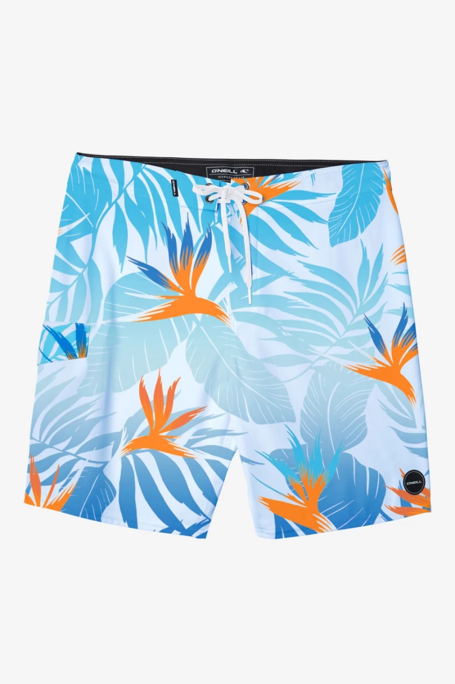O'Neill Men's 20" Tropix Boardshorts - White