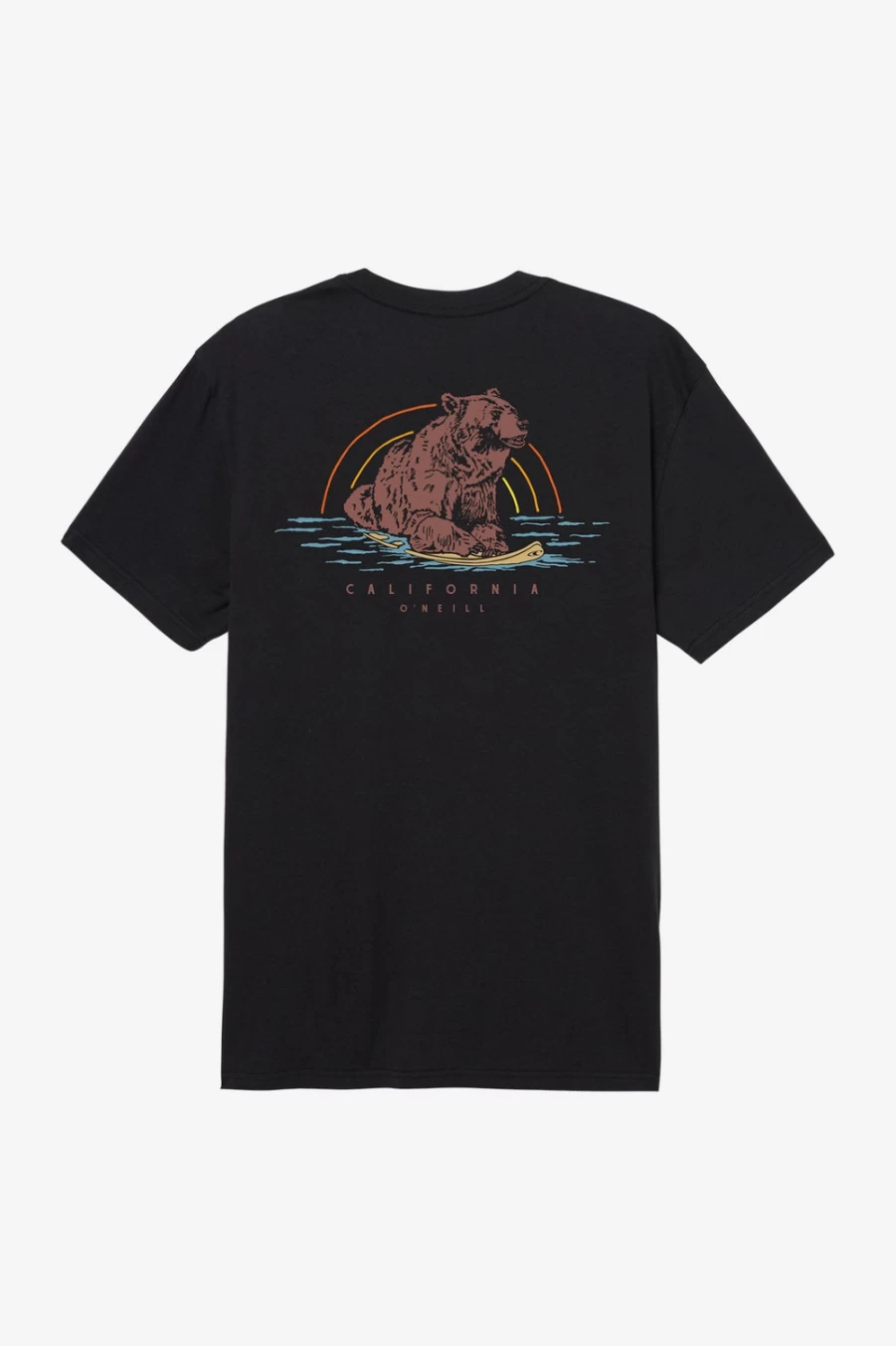 O'Neill Men's Slacker Tee - Black Relaxed Fit Casual T-Shirt