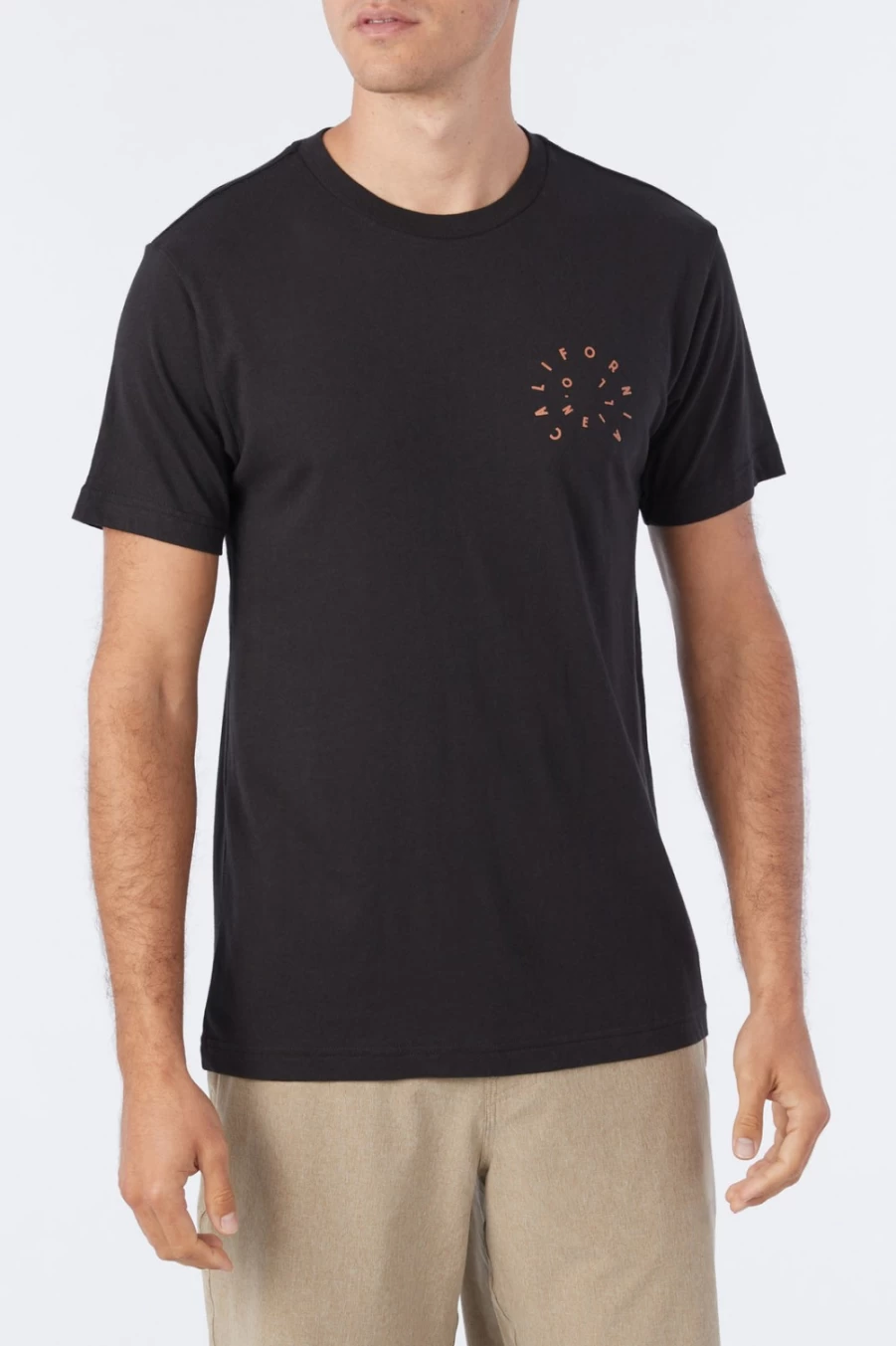 O'Neill Men's Slacker Tee - Black Relaxed Fit Casual T-Shirt
