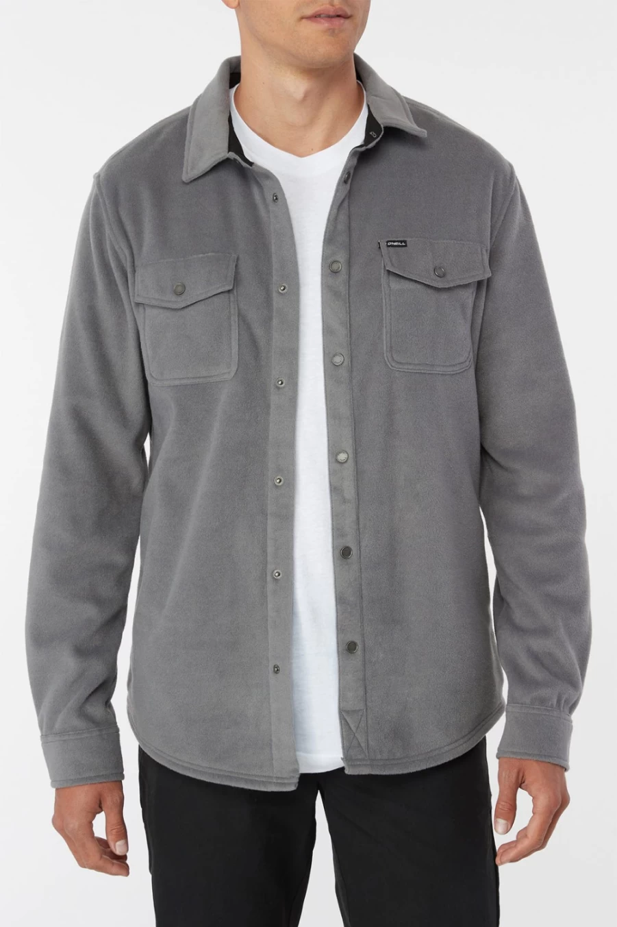 O'Neill Men's Glacier Grey Long Sleeve Shirt - Outdoor Activewear Top