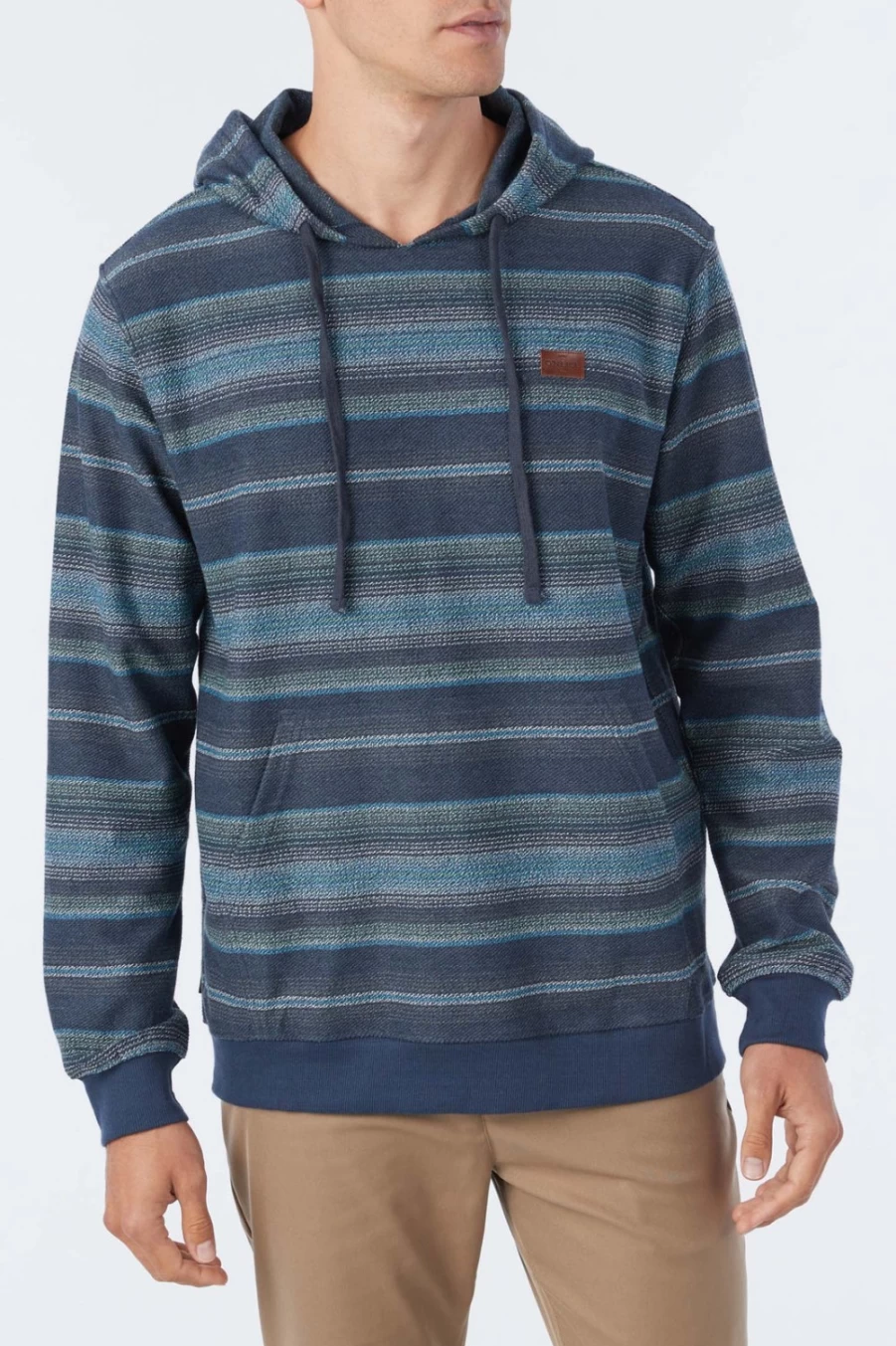 O'Neill Men's Navy Bavaro Stripe Pullover Sweater