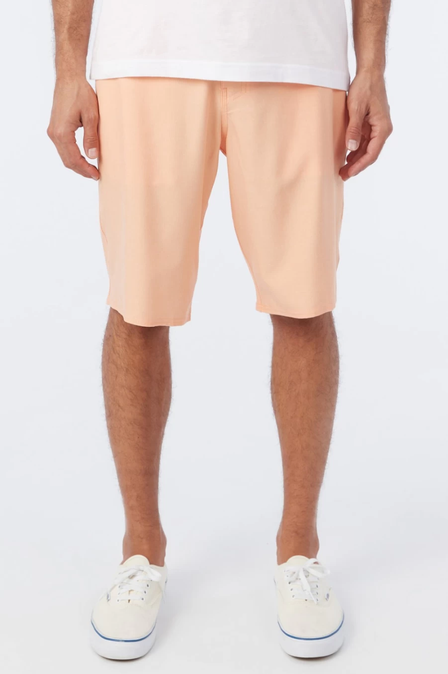 O'Neill Men's Cantaloupe Loaded Heather 21" Hybrid Shorts