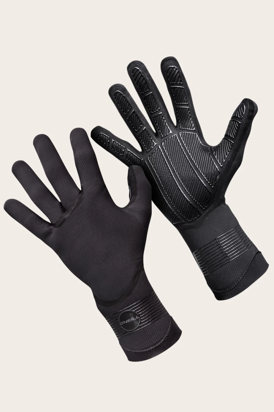 O'Neill Men's Psycho Tech 3mm Black Neoprene Gloves for Water Sports