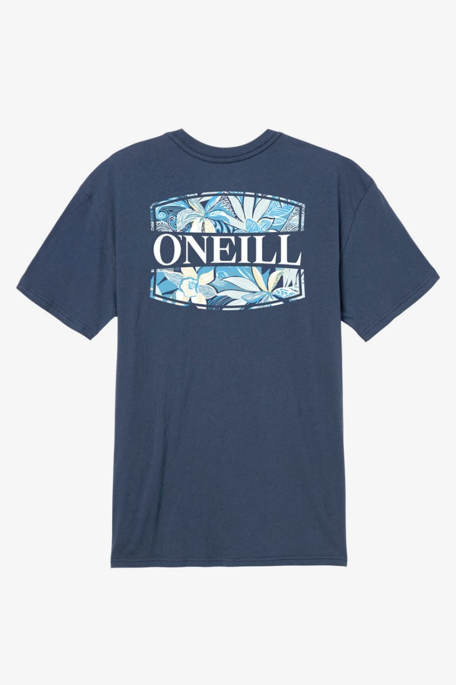 O'Neill Men's Tropical Tee Shirt in New Navy Color - Casual Short Sleeve T-Shirt
