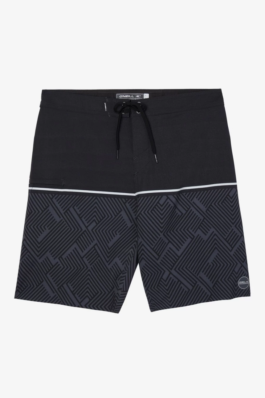 O'Neill Men's Hyperfreak Tech Traveler Nomad 20" Boardshorts - Black